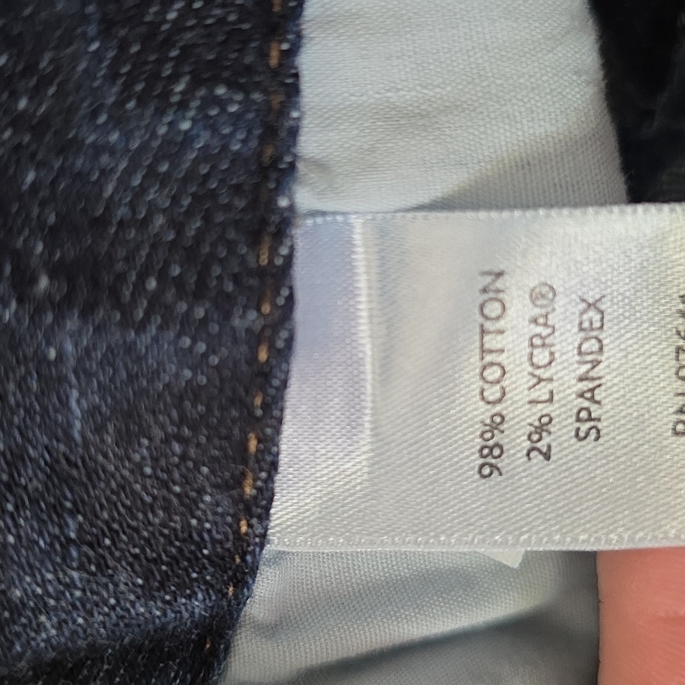J. Jill Dark Wash Mid Rise Flare Leg Jeans - Picture 7 of 7
